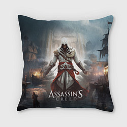 Подушка квадратная Assassins creed poster game, цвет: 3D-принт