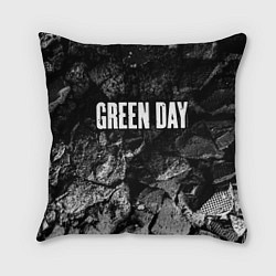 Подушка квадратная Green Day black graphite