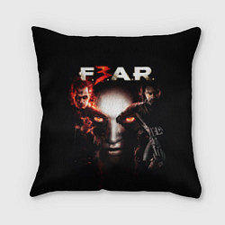 Подушка квадратная FEAR 3, цвет: 3D-принт