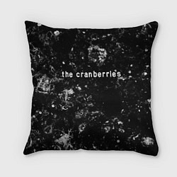 Подушка квадратная The Cranberries black ice