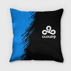 Подушка квадратная Cloud9 team, цвет: 3D-принт