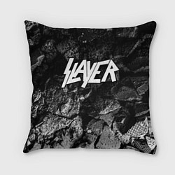 Подушка квадратная Slayer black graphite