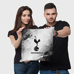 Подушка квадратная Tottenham sport на светлом фоне, цвет: 3D-принт — фото 2