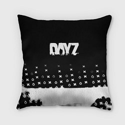 Подушка квадратная Dayz game pattern logo, цвет: 3D-принт