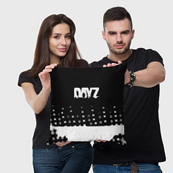 Подушка квадратная Dayz game pattern logo, цвет: 3D-принт — фото 2