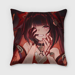 Подушка квадратная Honkai Star Rail Sparkle smile, цвет: 3D-принт