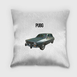 Подушка квадратная Автомобиль PUBG, цвет: 3D-принт