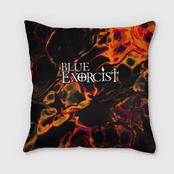 Подушка квадратная Blue Exorcist red lava, цвет: 3D-принт