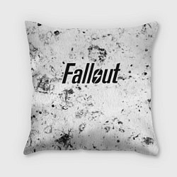 Подушка квадратная Fallout dirty ice, цвет: 3D-принт