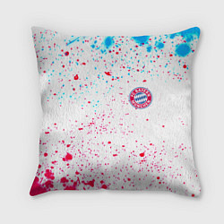 Подушка квадратная Баерн Мюнхен, цвет: 3D-принт