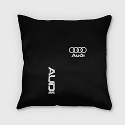 Подушка квадратная AUDI sport white, цвет: 3D-принт