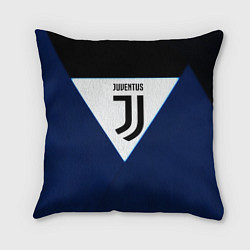 Подушка квадратная Juventus sport geometry color, цвет: 3D-принт