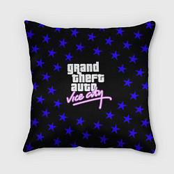Подушка квадратная GTA star vice city, цвет: 3D-принт