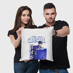 Подушка квадратная BTS Ким, цвет: 3D-принт — фото 2