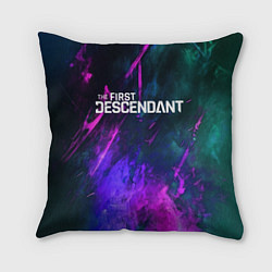 Подушка квадратная Texture - The First Descendant, цвет: 3D-принт
