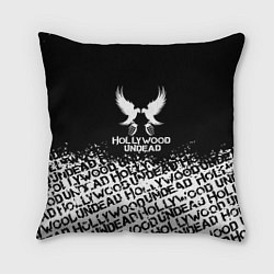 Подушка квадратная Hollywood Undead band, цвет: 3D-принт