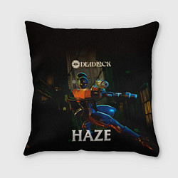 Подушка квадратная Deadlock Haze, цвет: 3D-принт