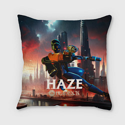 Подушка квадратная Мгла Deadlock, цвет: 3D-принт
