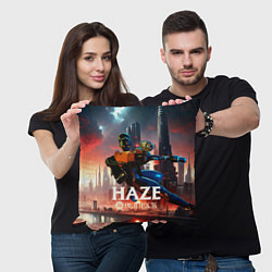 Подушка квадратная Мгла Deadlock, цвет: 3D-принт — фото 2