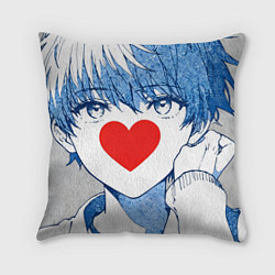 Подушка квадратная Манга a boy love, цвет: 3D-принт