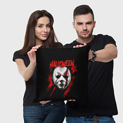 Подушка квадратная Halloween Michael Myers, цвет: 3D-принт — фото 2