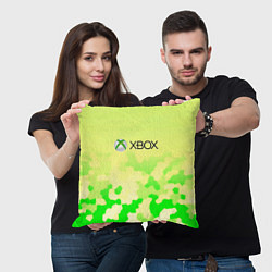 Подушка квадратная Xbox camo, цвет: 3D-принт — фото 2