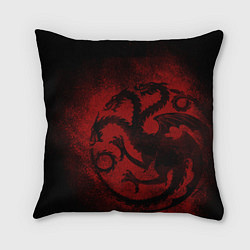 Подушка квадратная Targaryen house Game of Thrones, цвет: 3D-принт