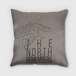 Подушка квадратная The North Remembers game of thrones, цвет: 3D-принт