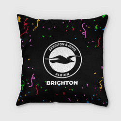 Подушка квадратная Brighton конфети, цвет: 3D-принт