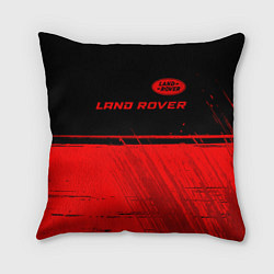 Подушка квадратная Land Rover - red gradient посередине, цвет: 3D-принт