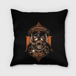 Подушка квадратная Motorhead england, цвет: 3D-принт