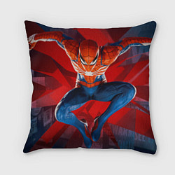 Подушка квадратная Fly spiderman, цвет: 3D-принт