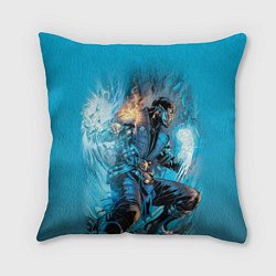 Подушка квадратная Mortal Kombat - Sub-Zero, цвет: 3D-принт