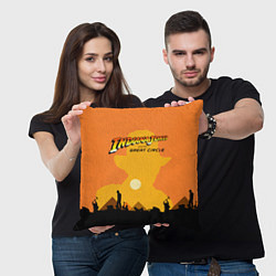 Подушка квадратная Indiana Jones and the Great Circle, цвет: 3D-принт — фото 2