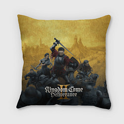 Подушка квадратная Сражение Kingdom come 2 deliverance, цвет: 3D-принт