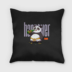 Подушка квадратная Drunk panda, цвет: 3D-принт