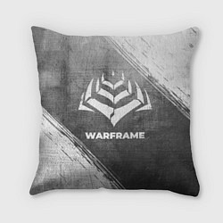 Подушка квадратная Warframe - grey gradient, цвет: 3D-принт