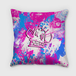 Подушка квадратная Мартышка Джинкс - Arcane, цвет: 3D-принт