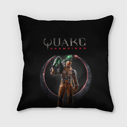 Подушка квадратная Quake champions - Visor, цвет: 3D-принт