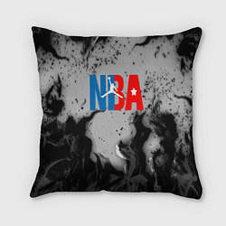 Подушка квадратная NASA неоновый огонь, цвет: 3D-принт