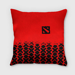 Подушка квадратная Dota игровой паттерн, цвет: 3D-принт
