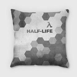 Подушка квадратная Half-Life - white gradient посередине, цвет: 3D-принт
