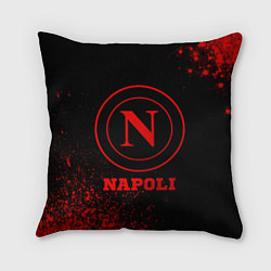 Подушка квадратная Napoli - red gradient, цвет: 3D-принт
