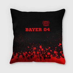 Подушка квадратная Bayer 04 - red gradient посередине, цвет: 3D-принт