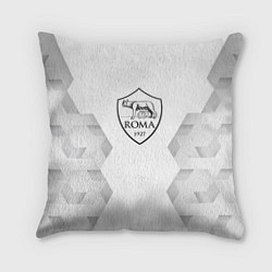 Подушка квадратная Roma white poly, цвет: 3D-принт