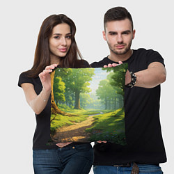 Подушка квадратная Fabulous forest, цвет: 3D-принт — фото 2
