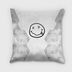 Подушка квадратная Nirvana white poly