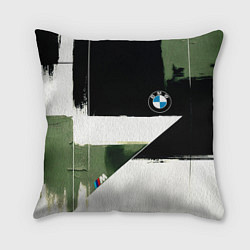 Подушка квадратная BMW логотип, цвет: 3D-принт