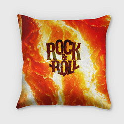 Подушка квадратная Рок н ролл