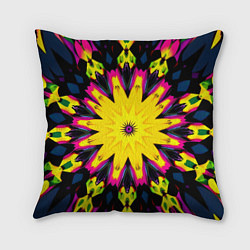 Подушка квадратная Звездный калейдоскоп, цвет: 3D-принт